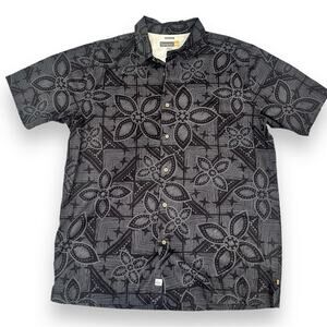 Quiksilver - Waterman Hawaiian Tropical Short Sleeve Shirt - NWOT 2 XL